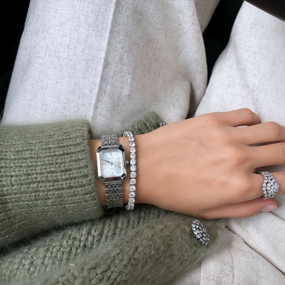 Premium Stainless Steel / White