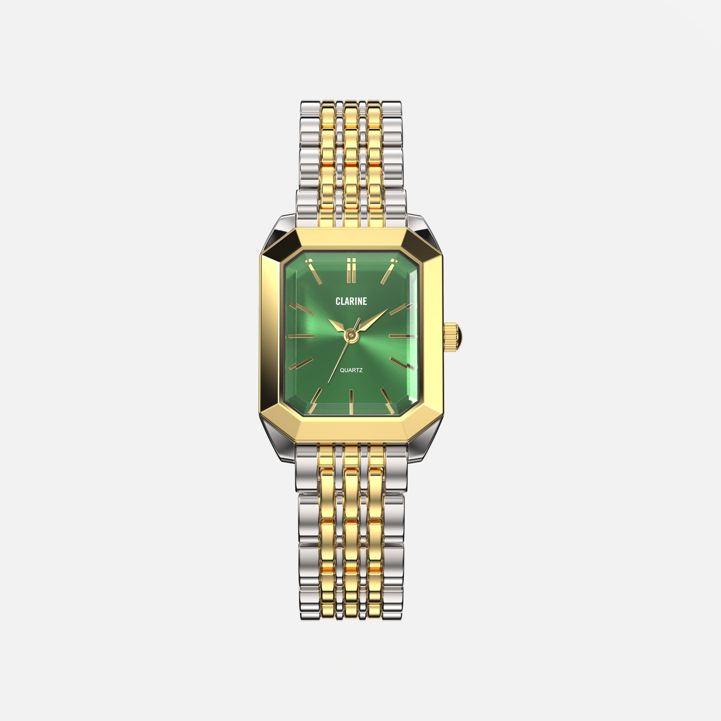 Premium Two Tone Stainless Steel / Green