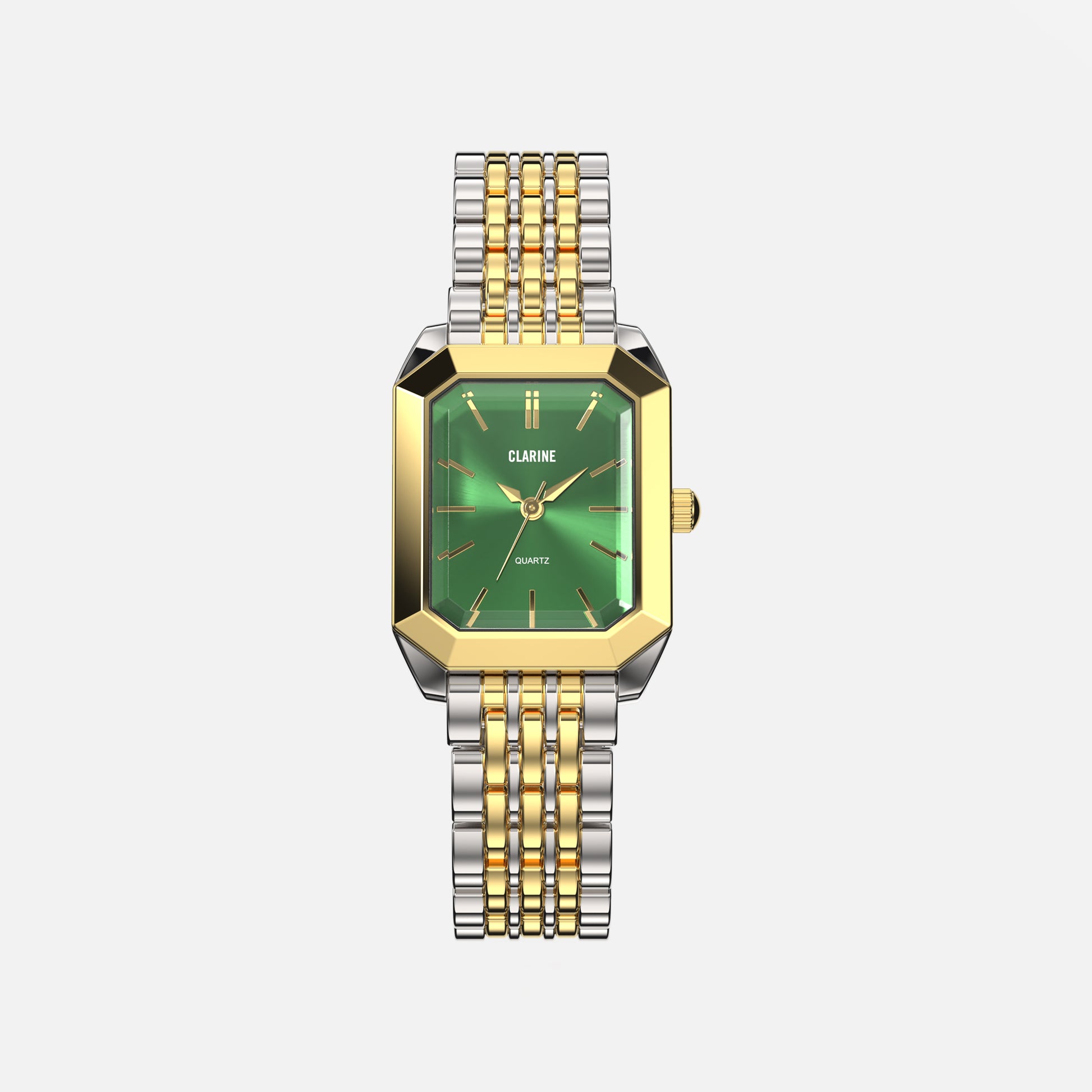 Premium Two Tone Stainless Steel / Green