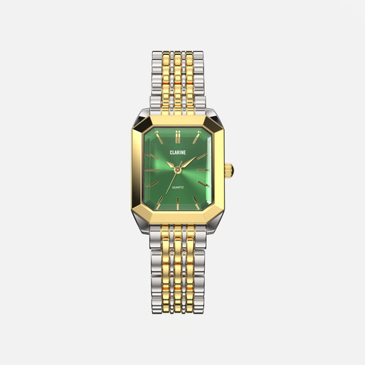 Premium Two Tone Stainless Steel / Green