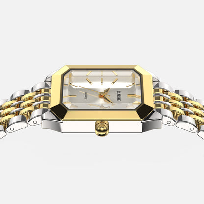 Premium Two Tone Stainless Steel / White