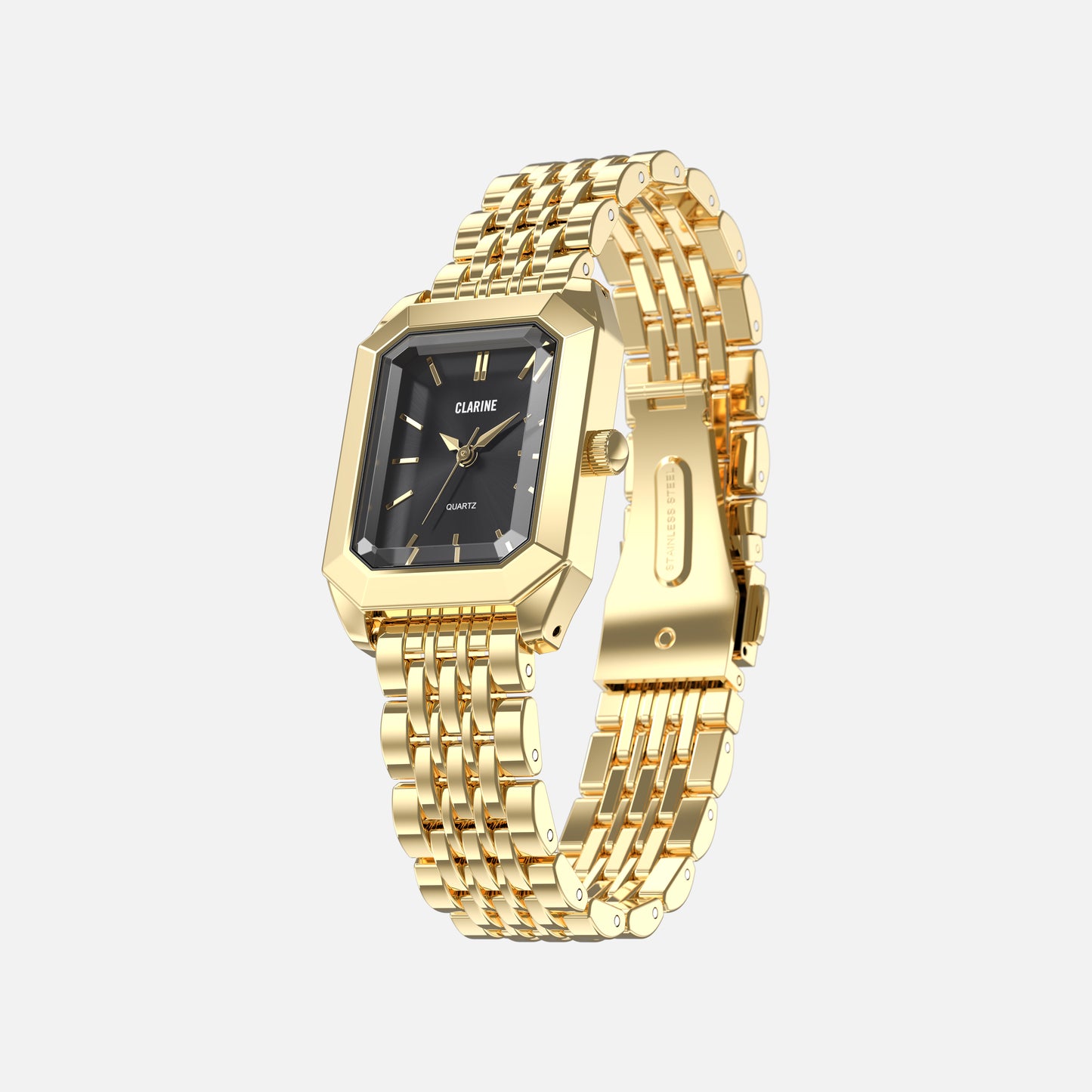 Premium 14k Gold Stainless Steel / Black