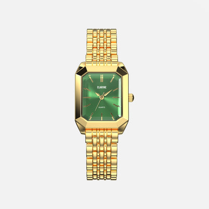 Premium 14k Gold Stainless Steel / Green