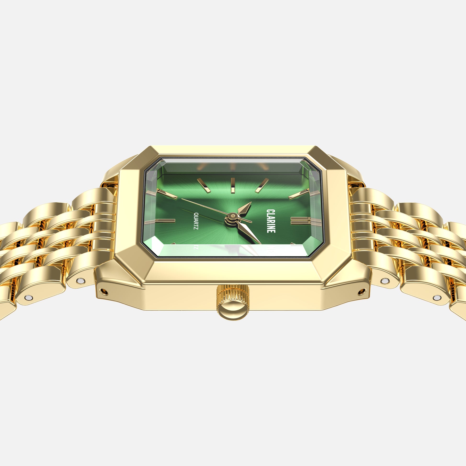 Premium 14k Gold Stainless Steel / Green