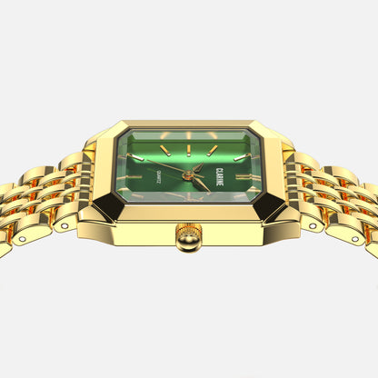 Premium 14k Gold Stainless Steel / Green