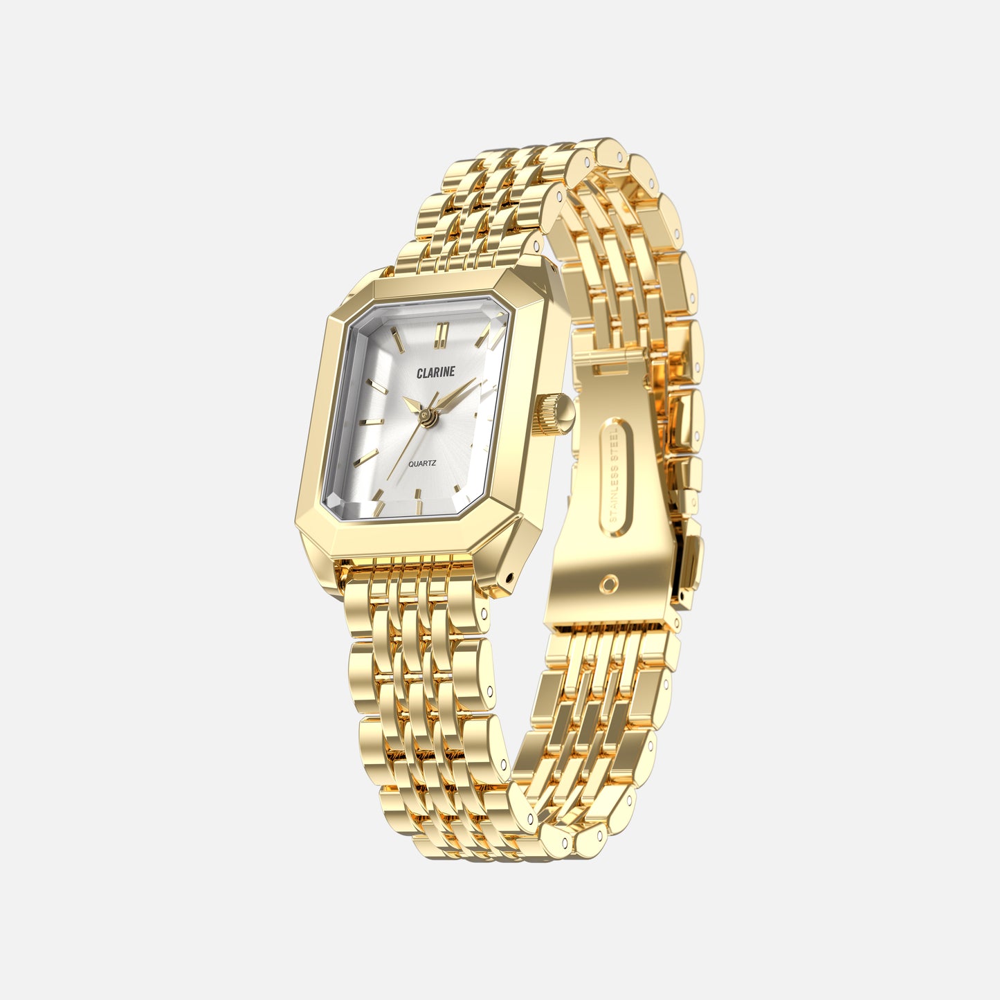 Premium 14k Gold Stainless Steel / White