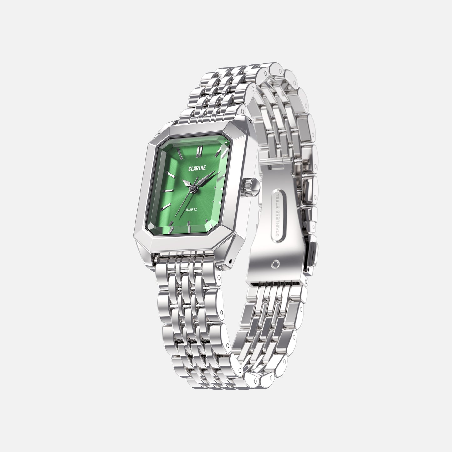 Premium Stainless Steel / Green