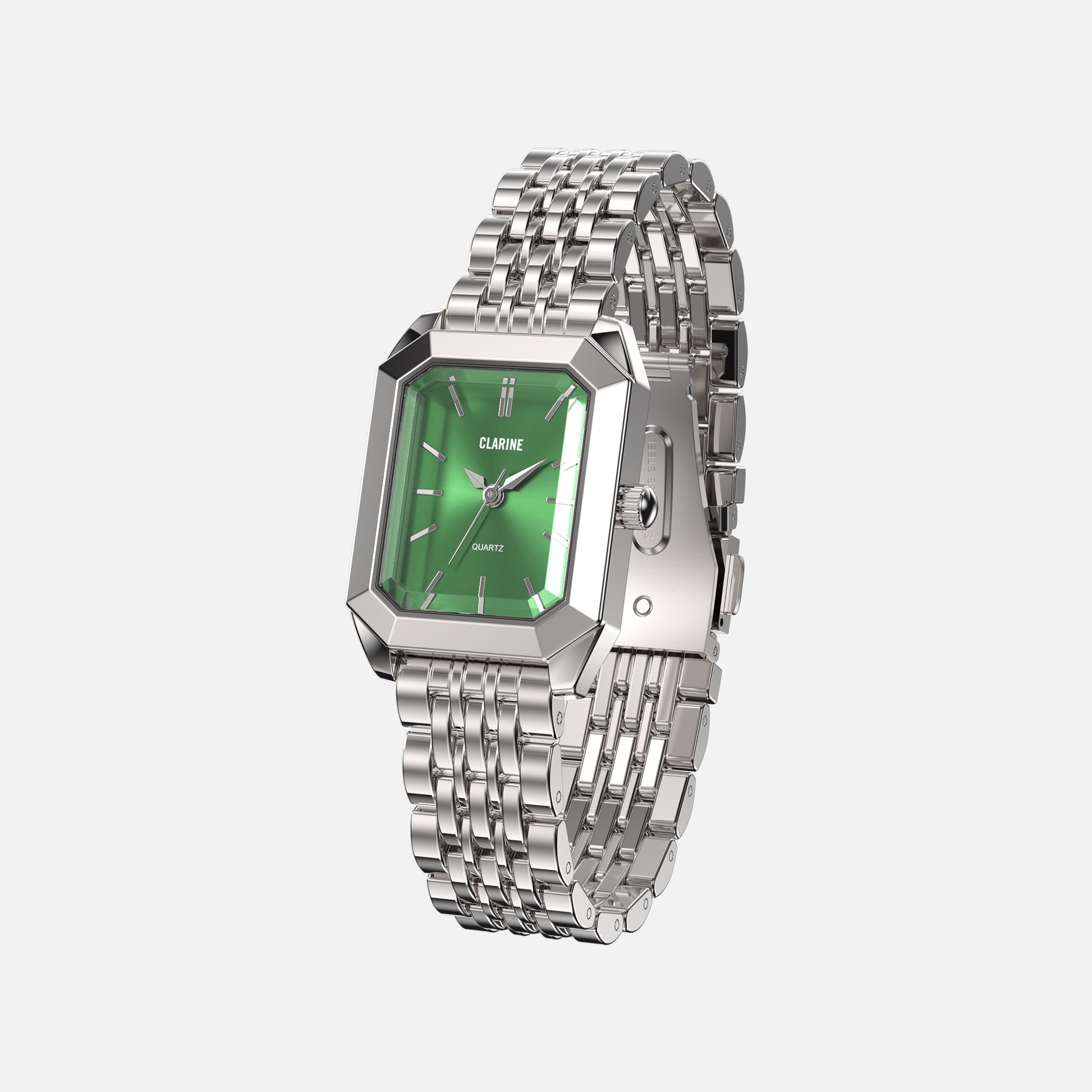 Premium Stainless Steel / Green