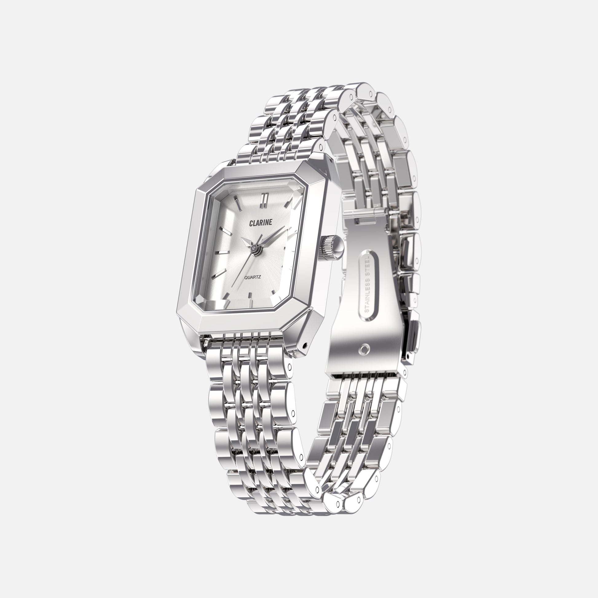 Premium Stainless Steel / White