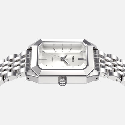 Premium Stainless Steel / White