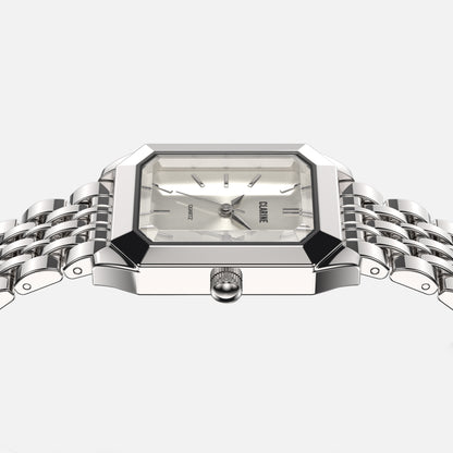 Premium Stainless Steel / White