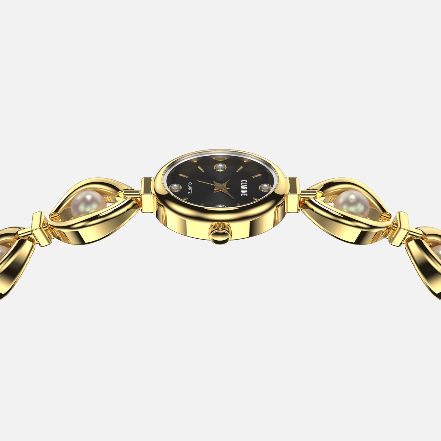 Premium 14k Gold Stainless Steel / Black