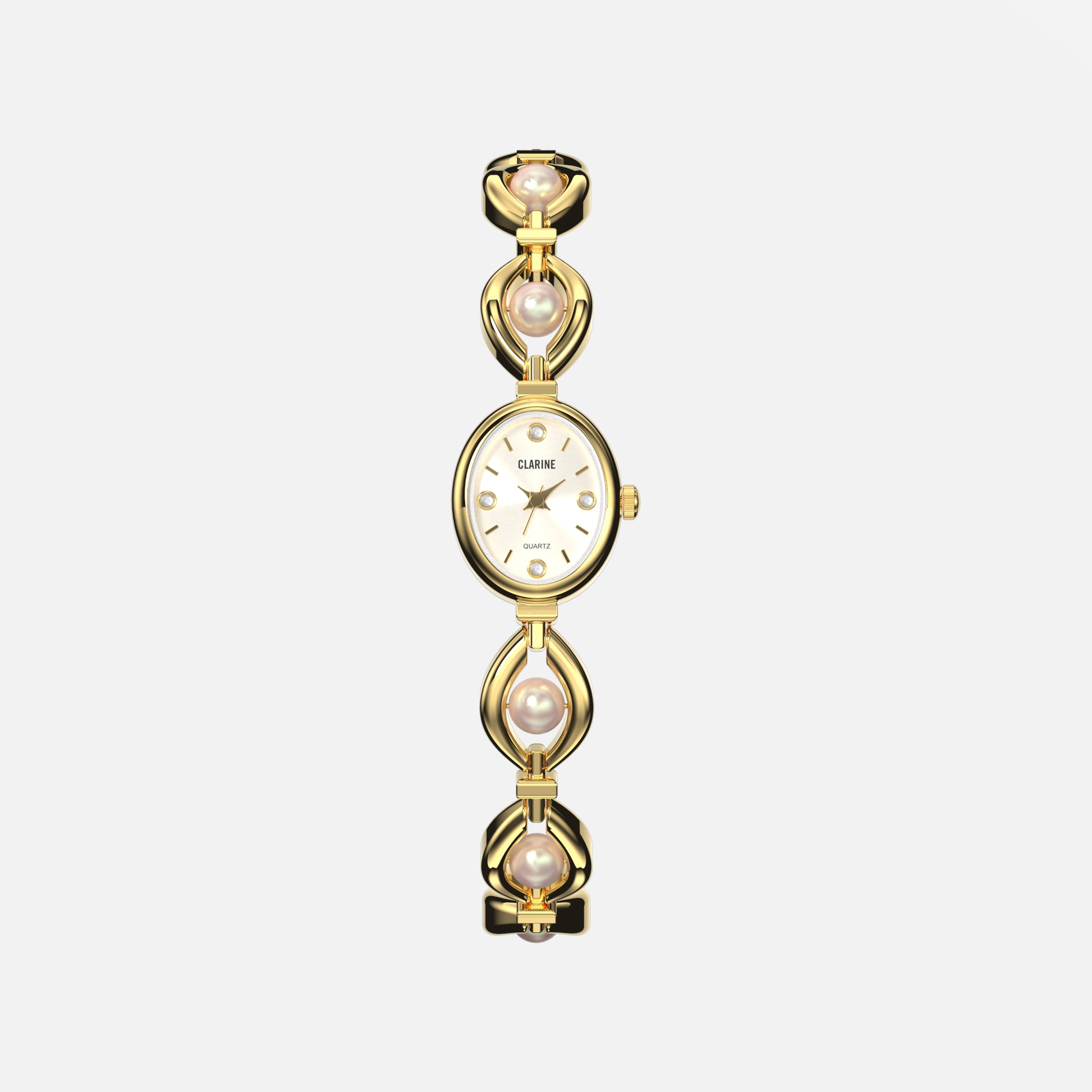 Premium 14k Gold Stainless Steel / White