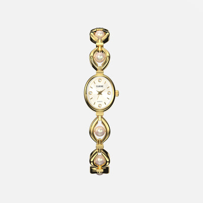 Premium 14k Gold Stainless Steel / White