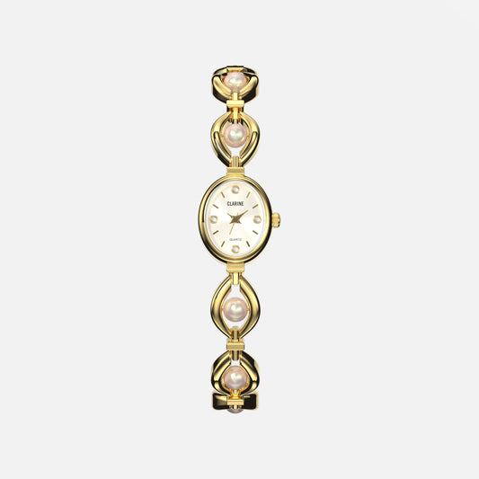 Premium 14k Gold Stainless Steel / White