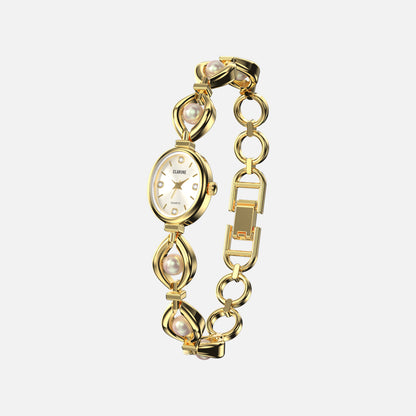 Premium 14k Gold Stainless Steel / White