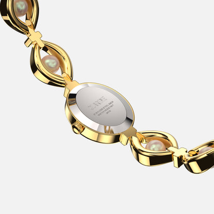 Premium 14k Gold Stainless Steel / White