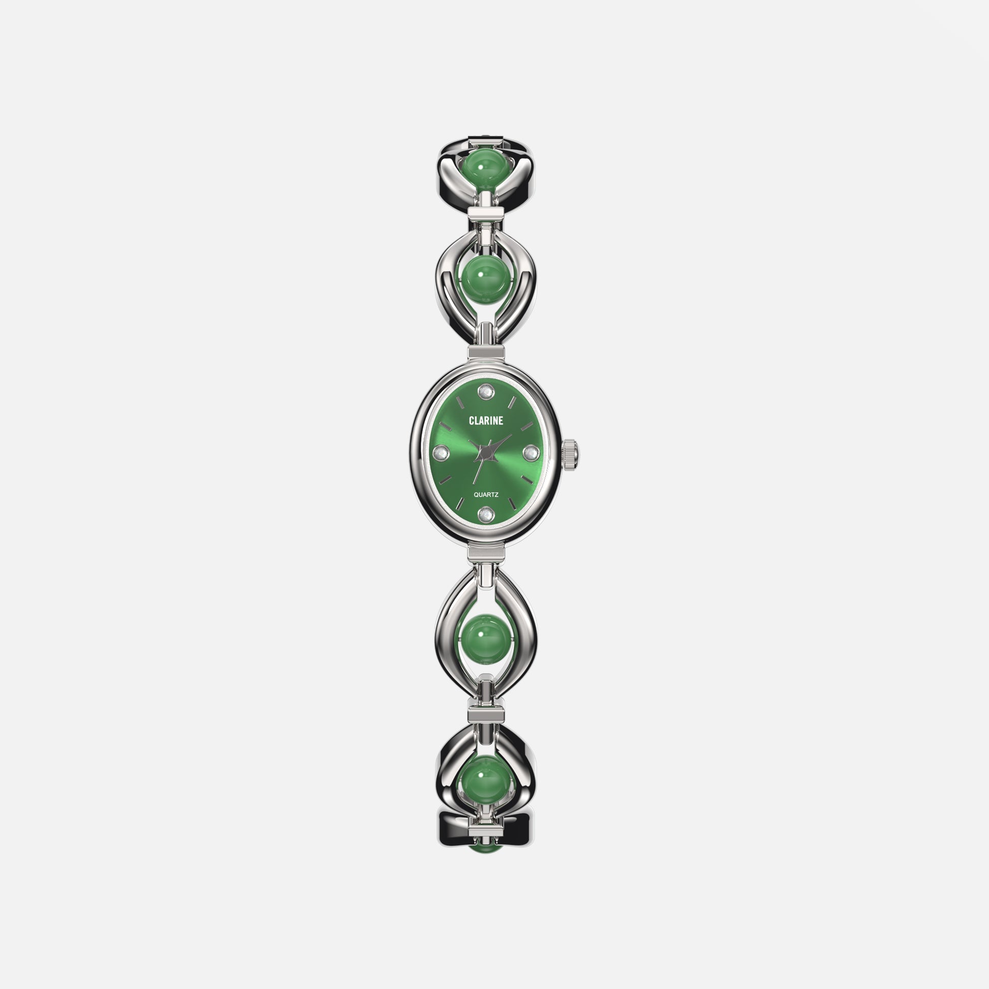 Premium Stainless Steel / Green