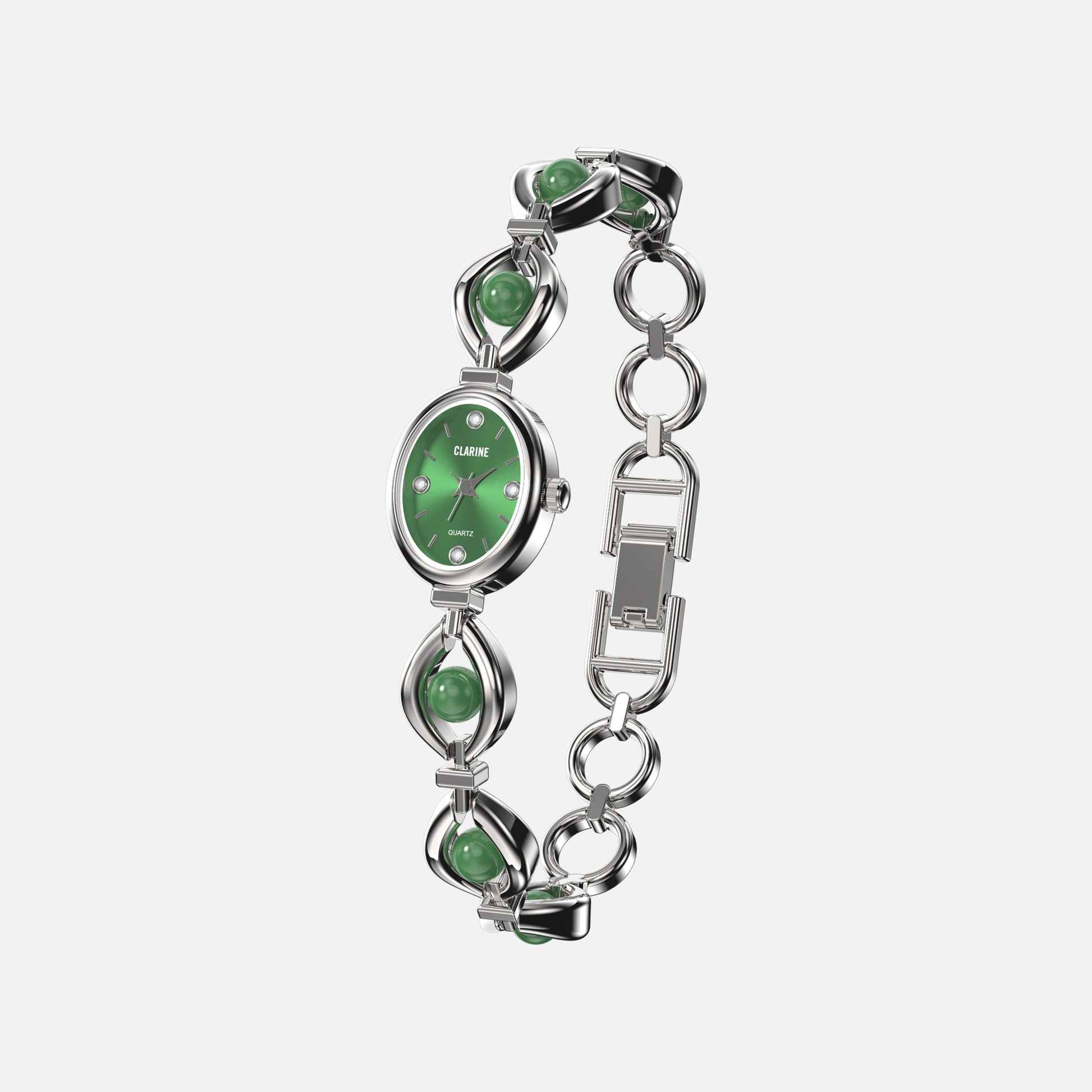 Premium Stainless Steel / Green