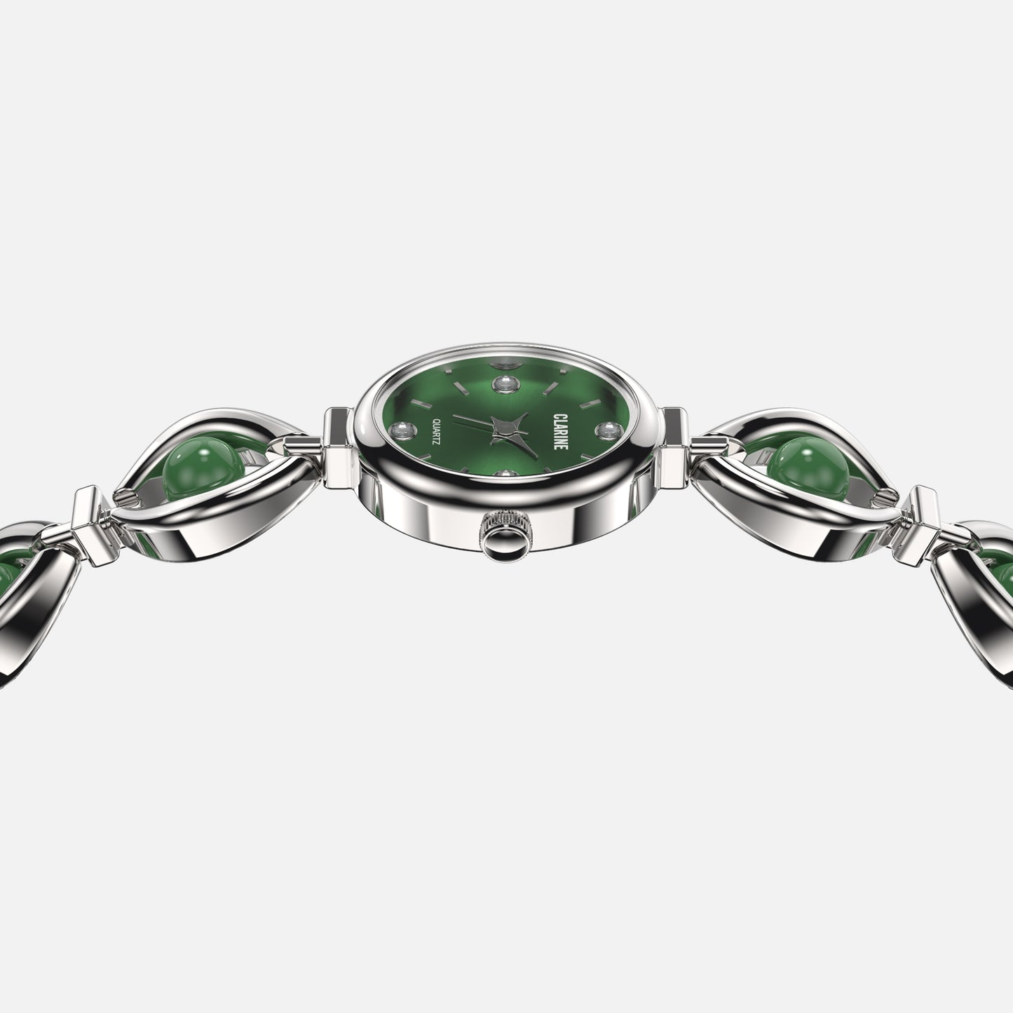 Premium Stainless Steel / Green