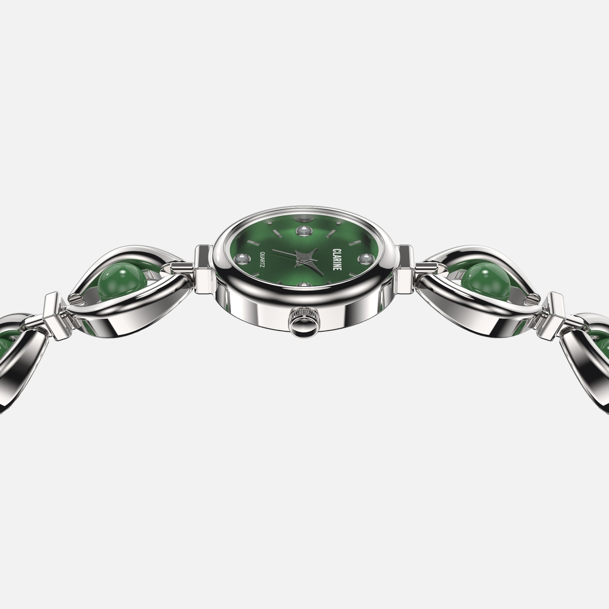 Premium Stainless Steel / Green