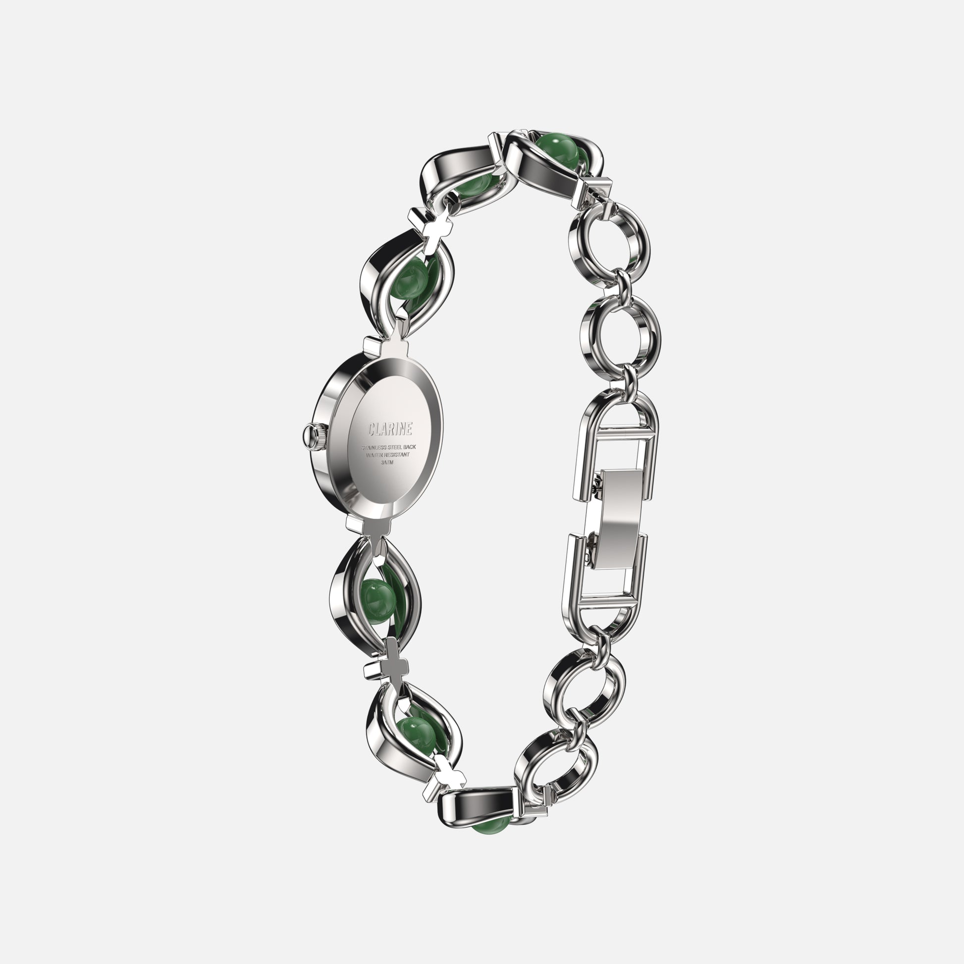 Premium Stainless Steel / Green