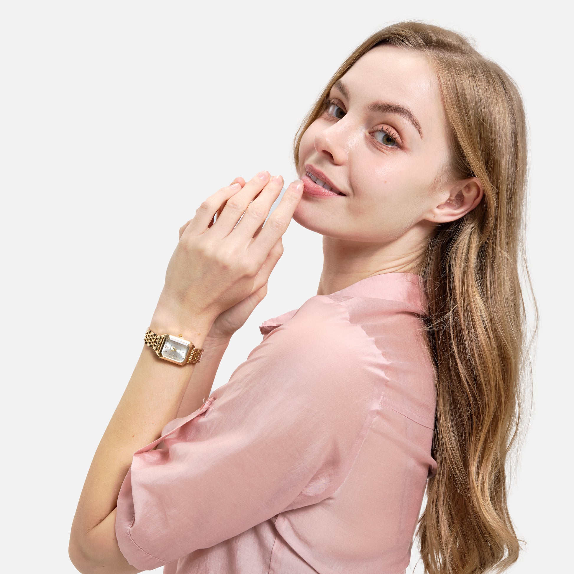 Premium 14k Gold Stainless Steel / White