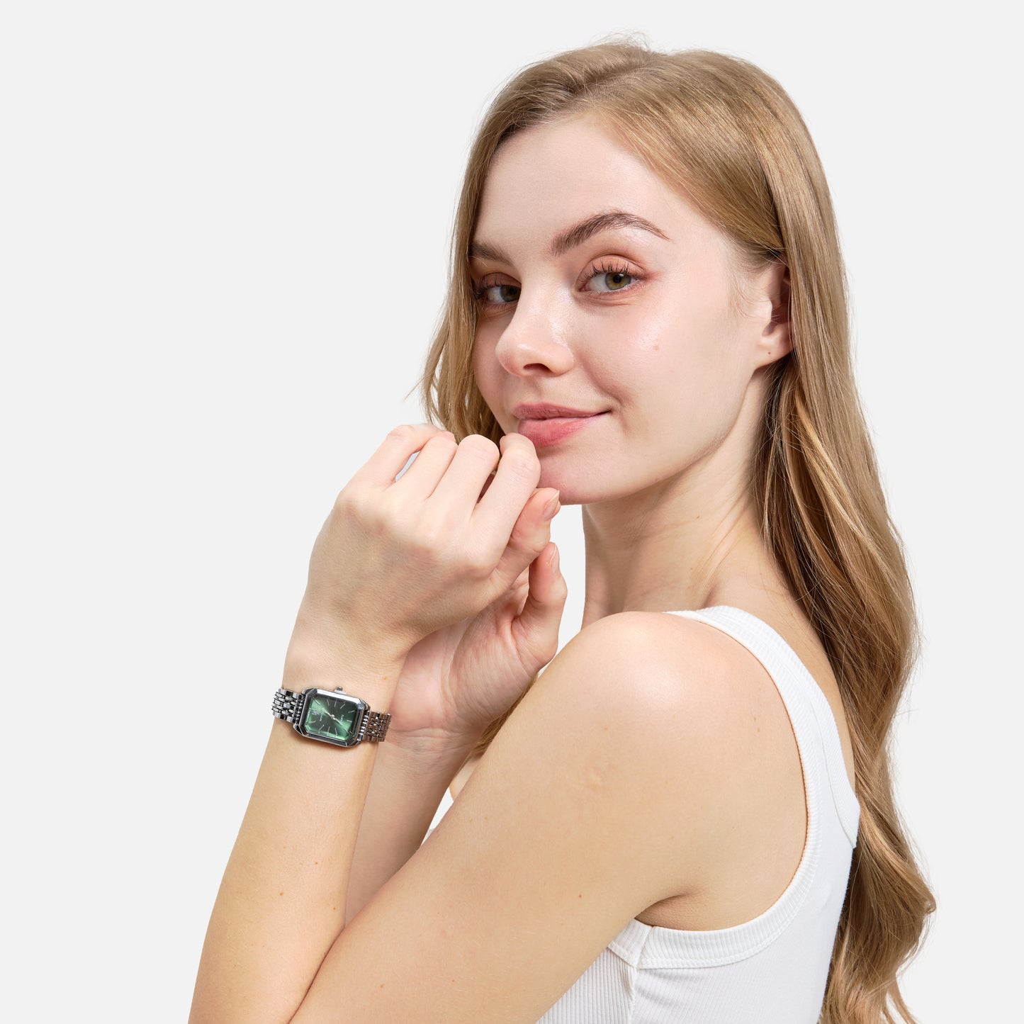 Premium Stainless Steel / Green